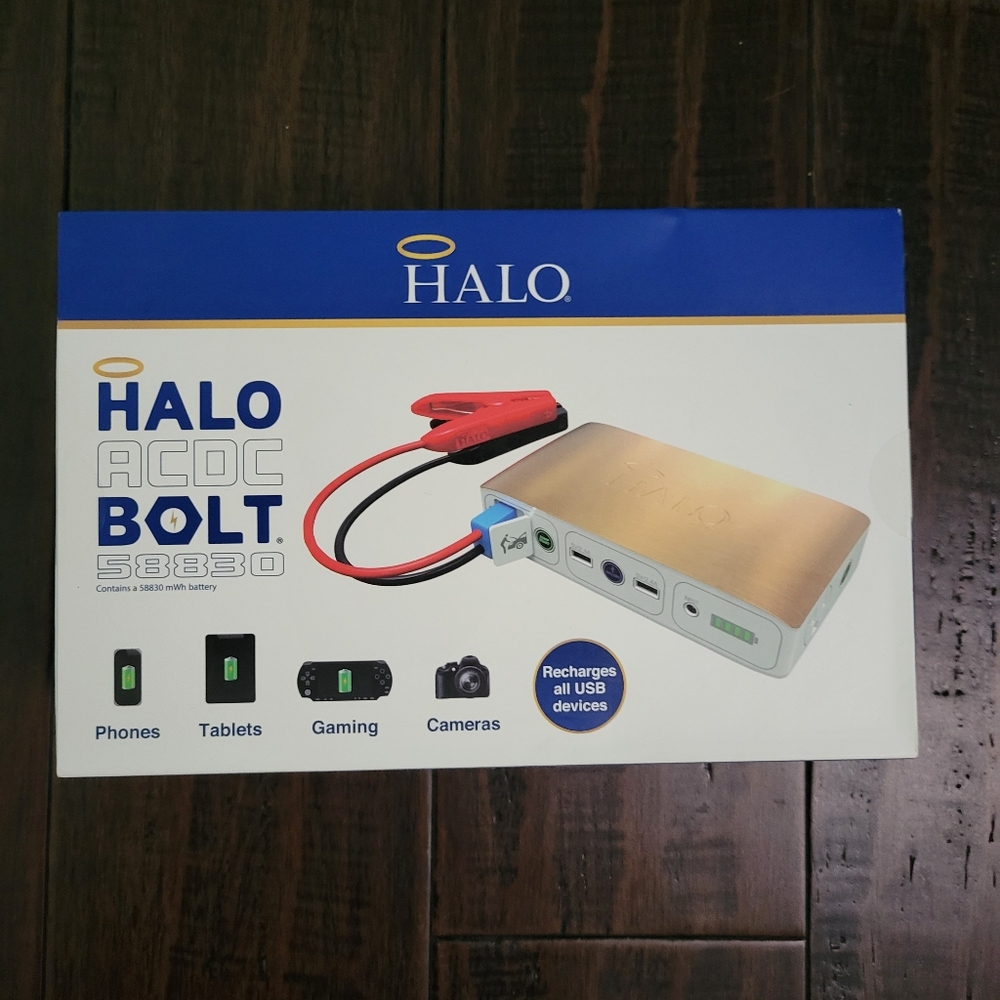 Halo ACDC Bolt 58830 mWh Portable Battery Charger